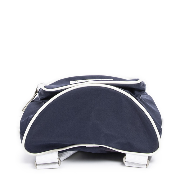 Burberry Bags Burberry Mini Drawstring Backpack In Navywhite Nylon